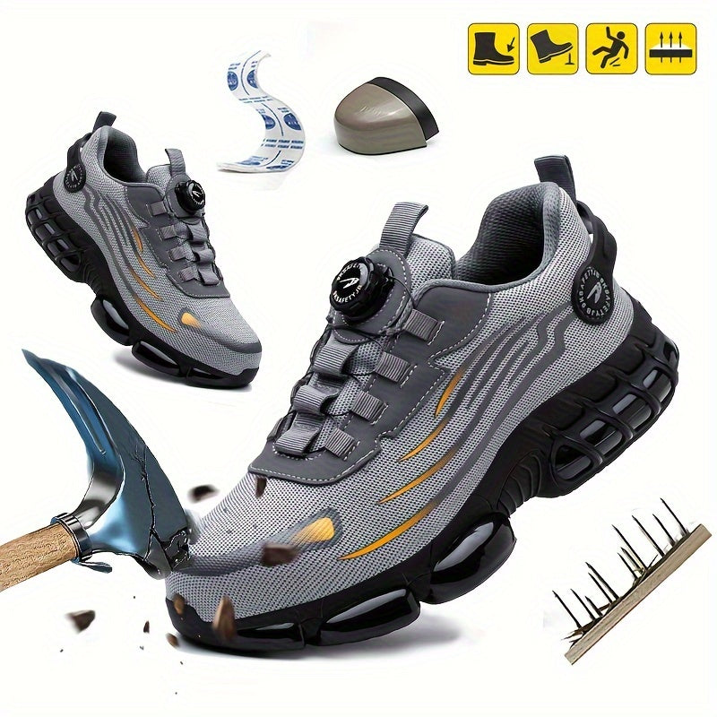 🥾🔥Obuwie robocze Knauf, odpowiednie do codziennego użytku, odporne na uderzenia i przebicia, ze stalowym noskiem, wygodne buty robocze, antypoślizgowe