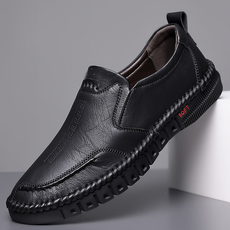 🏆👞【39-44】2025 pantofi sport casual pentru bărbați, din piele naturală, cu talpă moale, antiderapantă, respirabilă