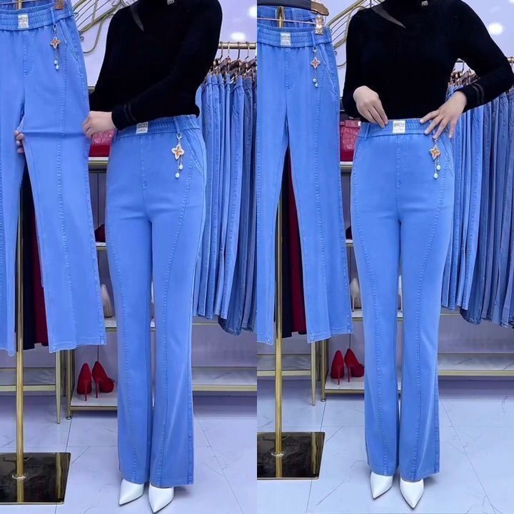 👖【S-4XL】 2025, primăvară și vară Xinjuan, blugi de damă stretch cu talie înaltă