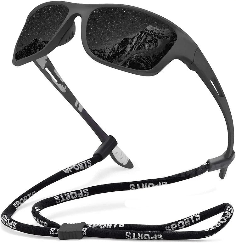 🚵‍♂️😎 ⚡ Męskie sportowe okulary przeciwsłoneczne, polaryzacyjne, z prawdziwą lustrzaną soczewką, nowoczesne i odporne na kurz, idealne do jazdy na rowerze na świeżym powietrzu