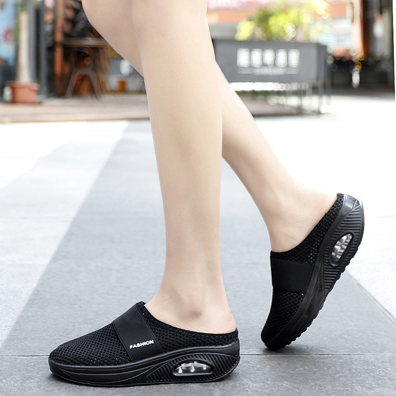 👡🛒【Nowy produkt w obniżonej cenie]】💖🎁【35-43]】Buty z poduszką powietrzną z siateczki Hollow 2025 o wysokiej elastyczności bez męczącego chodzenia