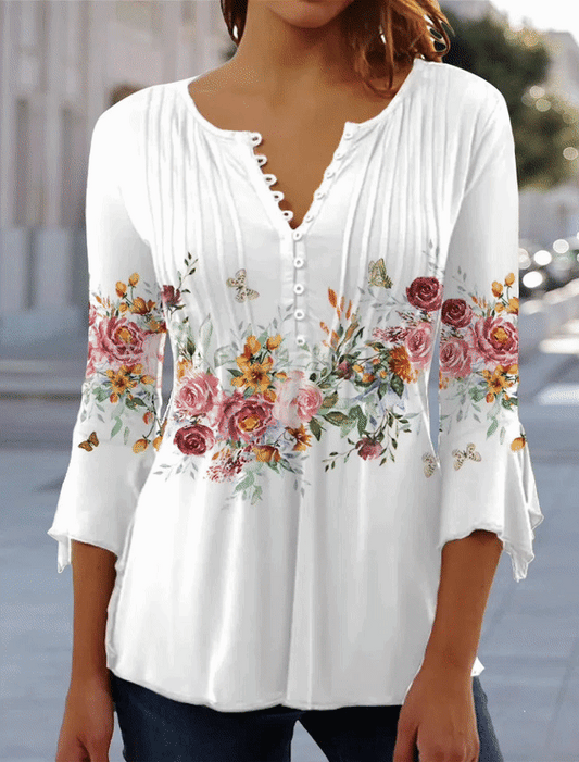 👕🥰[S-5XL] Modna ženska majica s V-izrezom