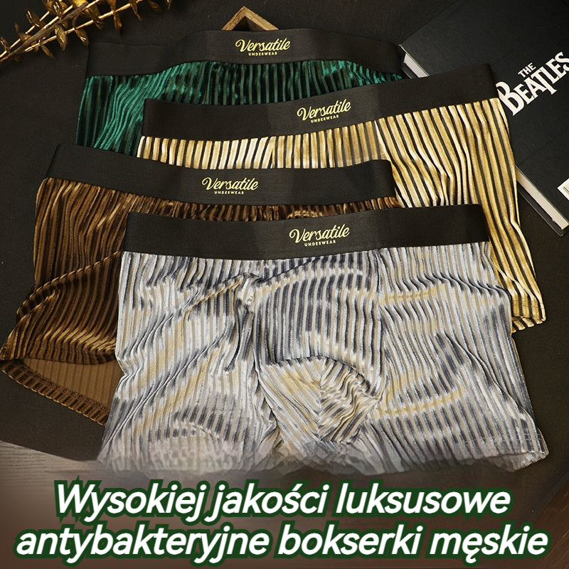 🔥💥【Kup 2, otrzymaj 2 gratis】Wysokiej jakości luksusowe antybakteryjne bokserki męskie