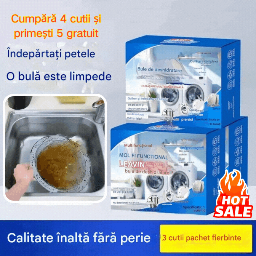 🔥🔥✨【Curățare rapidă】🔥 Tablete efervescente multifuncționale pentru curățenia casei