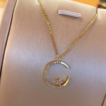 🔥【Kupite 1, dobijte 1 gratis】💖💎Ogrlica od 925 srebra, nova boja, s dijamantima