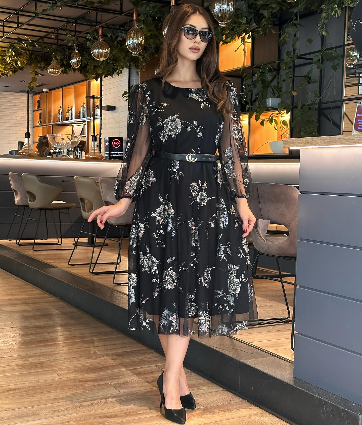 🔥【S-5XL】👗Rochie nouă de vară elegantă din tul floral