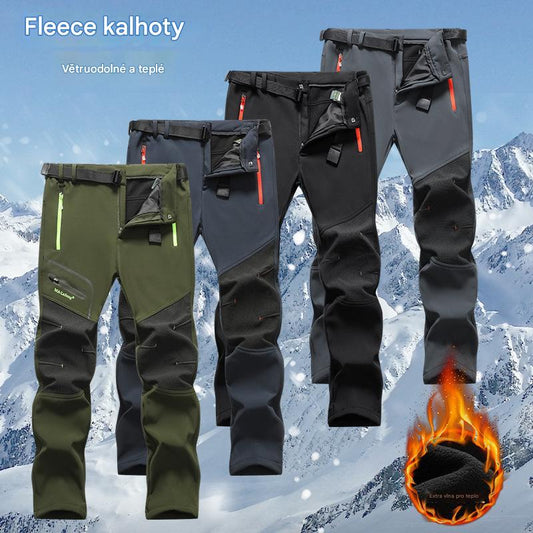 🏃‍♂️【Tallas S–5XL】Nuevos pantalones de exterior para hombre, ideales para otoño e invierno (2025): cálidos, de forro polar, impermeables y cortavientos.