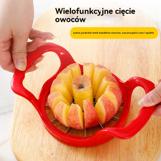 ✅🍏 Wielofunkcyjna krajalnica do owoców 2 w 1 — tnie i usuwa gniazda nasienne jednym ruchem