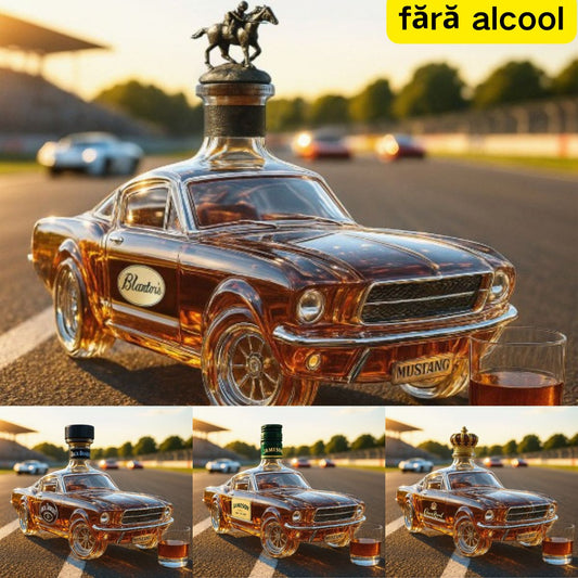 Sticlă decorativă whisky în formă de mașină, fără alcool
