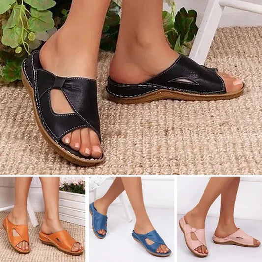 🔥【35-43】👡Noua moda de petrecere a timpului liber confortabil moale de jos plaja doamnelor papuci 