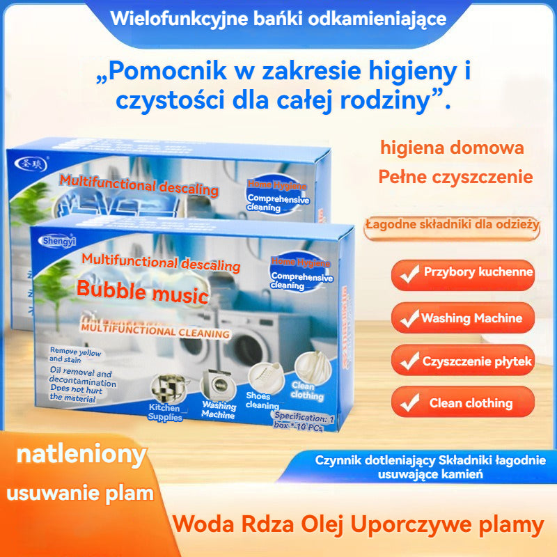 🔥【30 sztuk】✨【Szybkie czyszczenie】🔥Wielofunkcyjne musujące tabletki czyszczące do użytku domowego