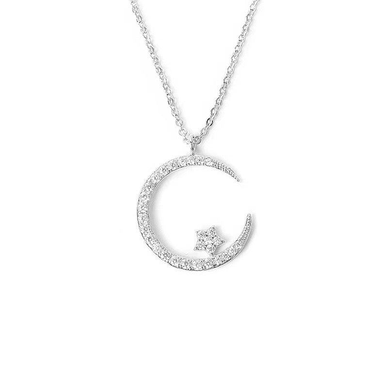 🔥【Kupite 1, dobijte 1 gratis】💖💎Ogrlica od 925 srebra, nova boja, s dijamantima