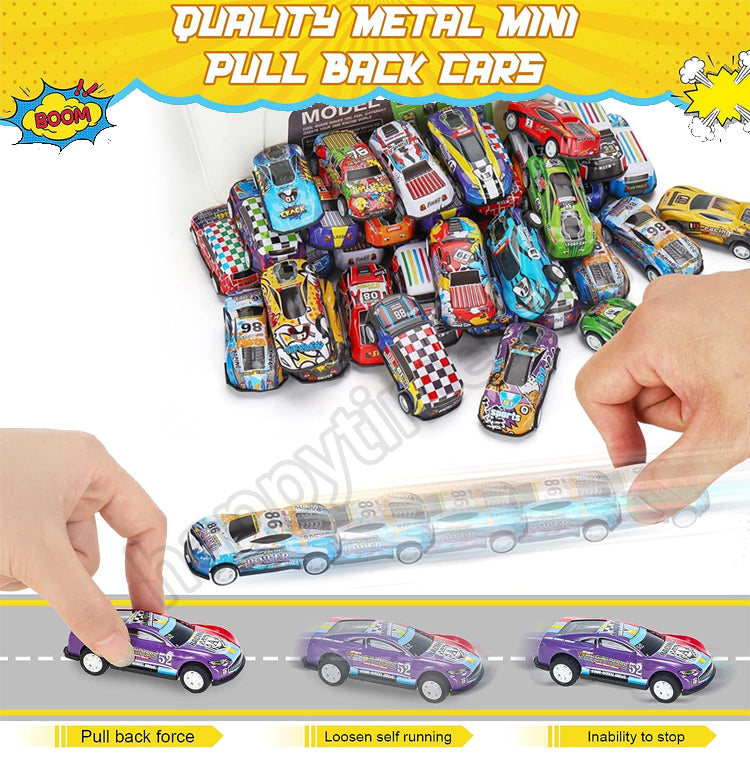 🥳🎁【30 komada】Šareni dječji autići s kutijom za pohranu!