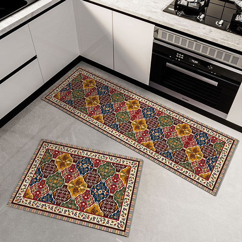 🛒Купете 1 и вземете 1 безплатно👉【40*60+40*120cm】Често използвана у дома🔥Супер абсорбираща подова подложка【2бр】