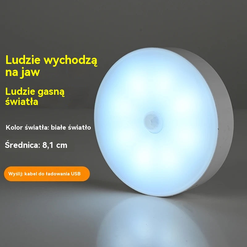 🏡💡Inteligentne światło LED wykrywające ruchy ciała człowieka, łatwe do ładowania i praktyczne