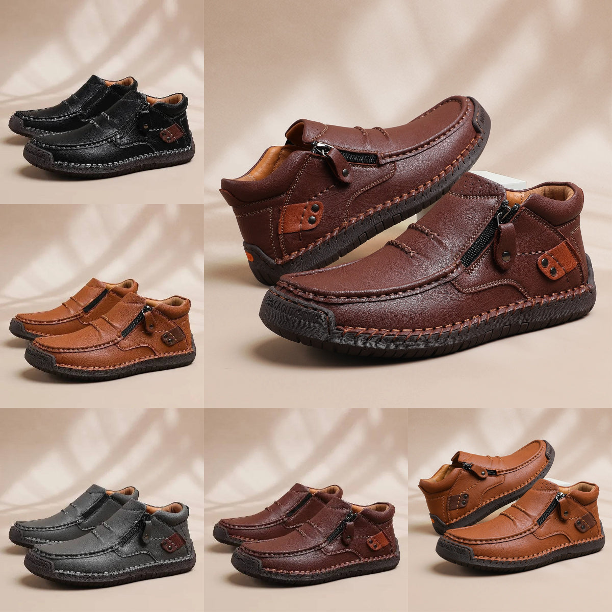 ✨🥾 Muške vozačke čizme, vrhunska koža, ručno izrađene, s potporom svoda stopala