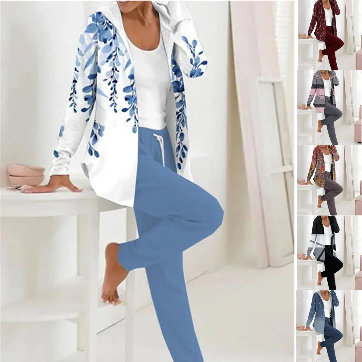 💃 Nova ponuda💖 Novi jednostavni pamučni komplet za jesen i zimu 2025.