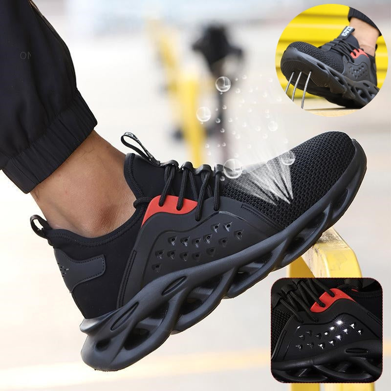 Descuento en producto nuevo 💥 Zapatos de trabajo para hombre 39-48 ✅ transpirables y resistentes a los golpes ✅ resistentes a los pinchazos ✅ antideslizantes ✅ cómodos