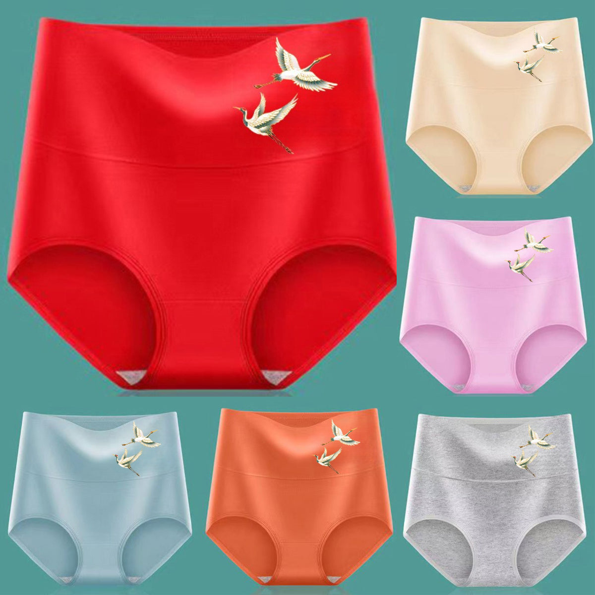 💖Ostatni dzień z 50% rabatem - 【Kup 6, a 6 dostaniesz gratis】Wysoki stan, podnoszenie pośladków, wykonane z wysokiej jakości bawełny✨️ (45-105 kg)