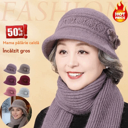 🧶 Topel spremljevalec pozimi: topla pletena volnena kapa