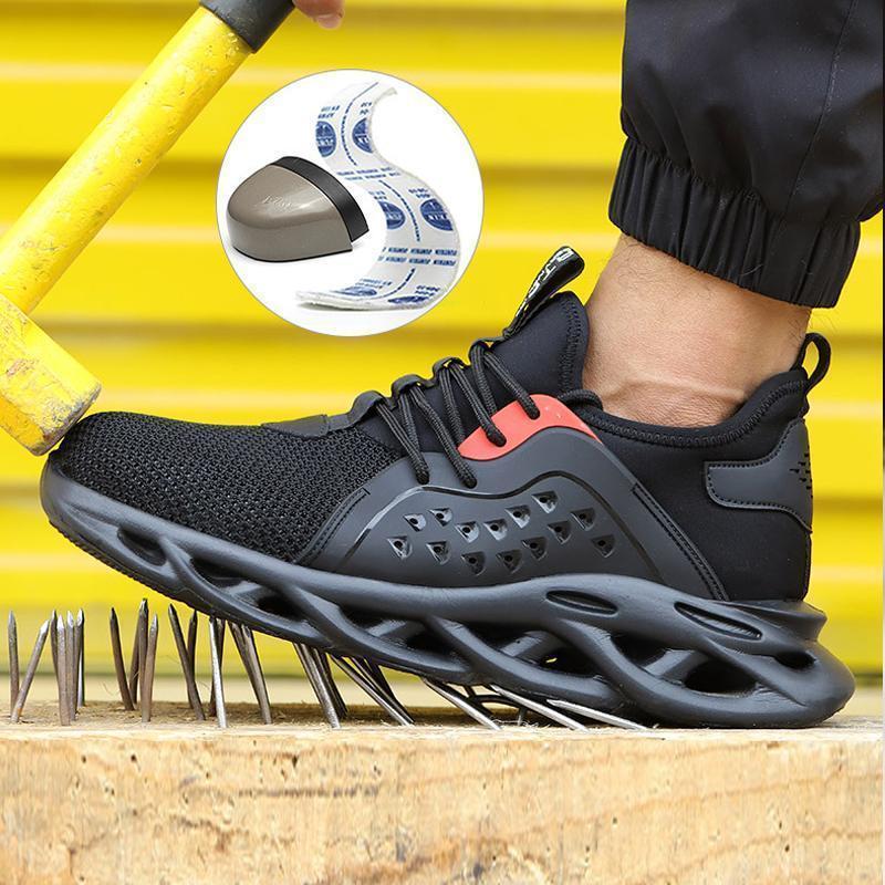 Descuento en producto nuevo 💥 Zapatos de trabajo para hombre 39-48 ✅ transpirables y resistentes a los golpes ✅ resistentes a los pinchazos ✅ antideslizantes ✅ cómodos