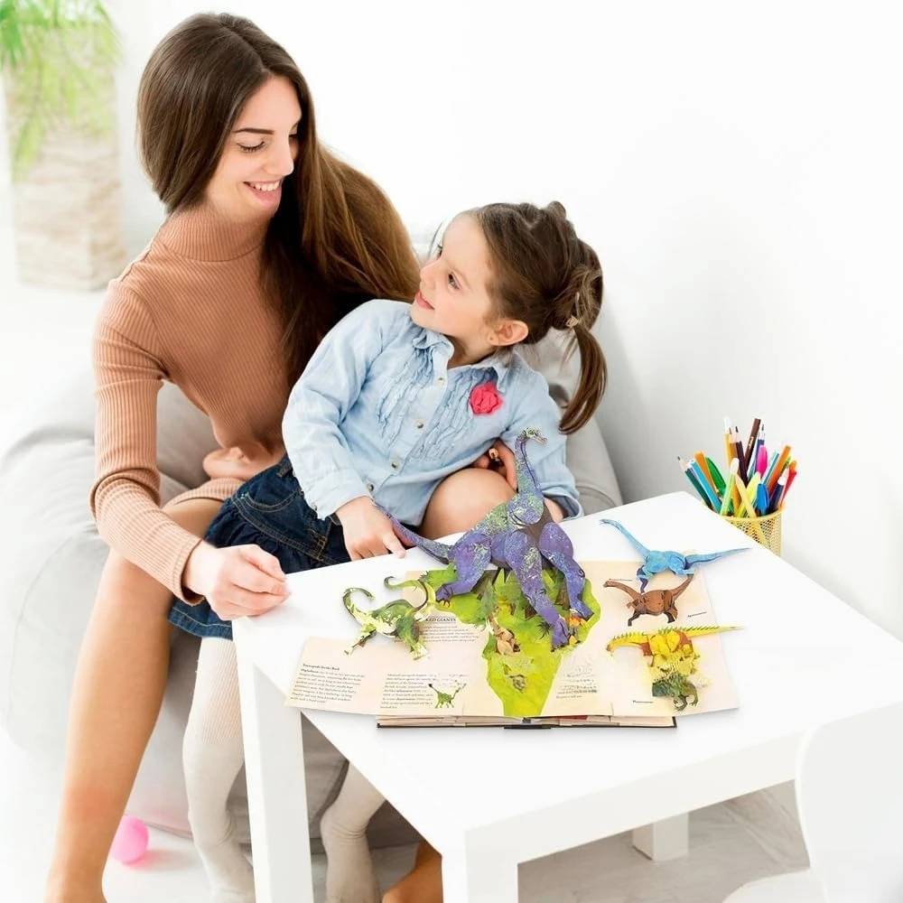 📕 3D Enciclopedie Preistoric Dinozaurii Carte pop up Enciclopedia Dinozaurilor