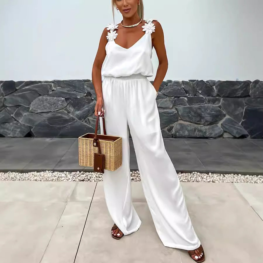 💥【S-XL】Salopetă nouă fără mâneci 2025, stil casual INS, salopetă lejară pentru femei! 