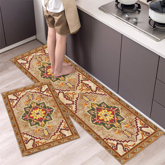 💓【40*60cm+40*120cm】Antypoślizgowy dywanik kuchenny, chłonny, długi dywanik kuchenny
