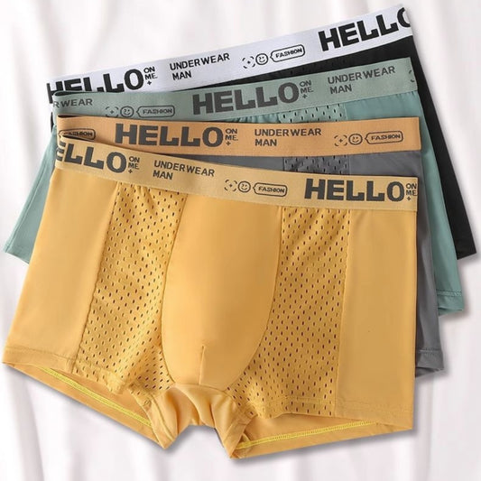 【6bucăți】 Lenjerie pentru bărbați 2025 Slip boxer antibacterian din bumbac pur pentru bărbați