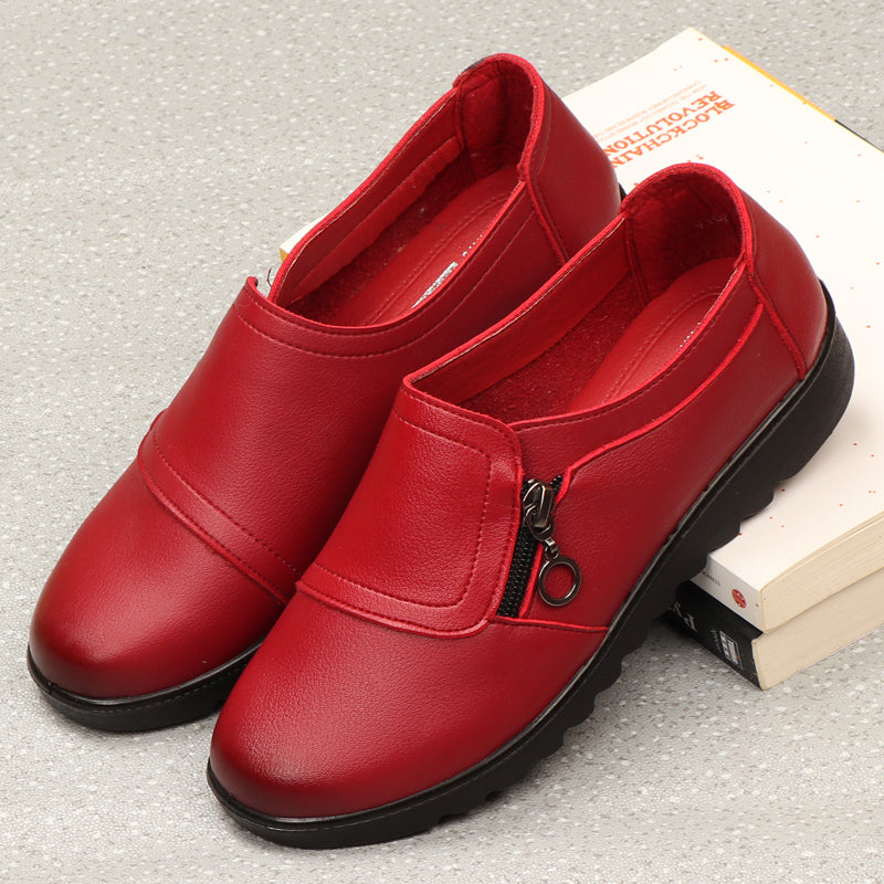 Ultra-komfortowe skórzane buty, miękkie podeszwy, antypoślizgowe i odporne na zużycie, długie noszenie bez zmęczenia, zapewnienie jakości