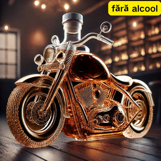 🚗Sticlă creativă de sticlă Sticlă de whisky interesantă Sticlă de sticlă în stil motocicletă