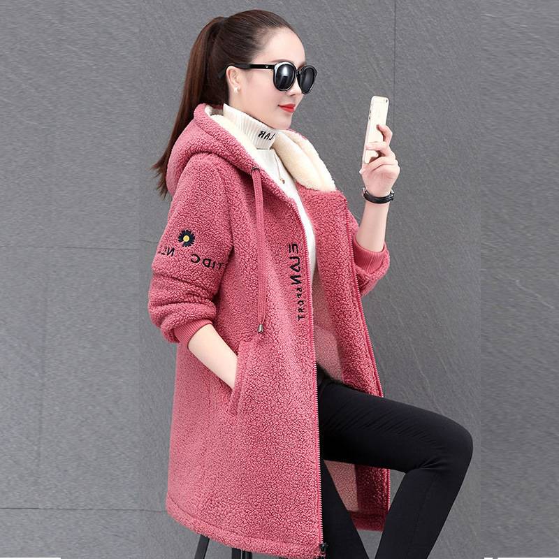 🌺🧥【M~4XL】Χειμωνιάτικο νέο μοντέρνο φαρδύ κομμένο μάλλινο μπουφάν φλις