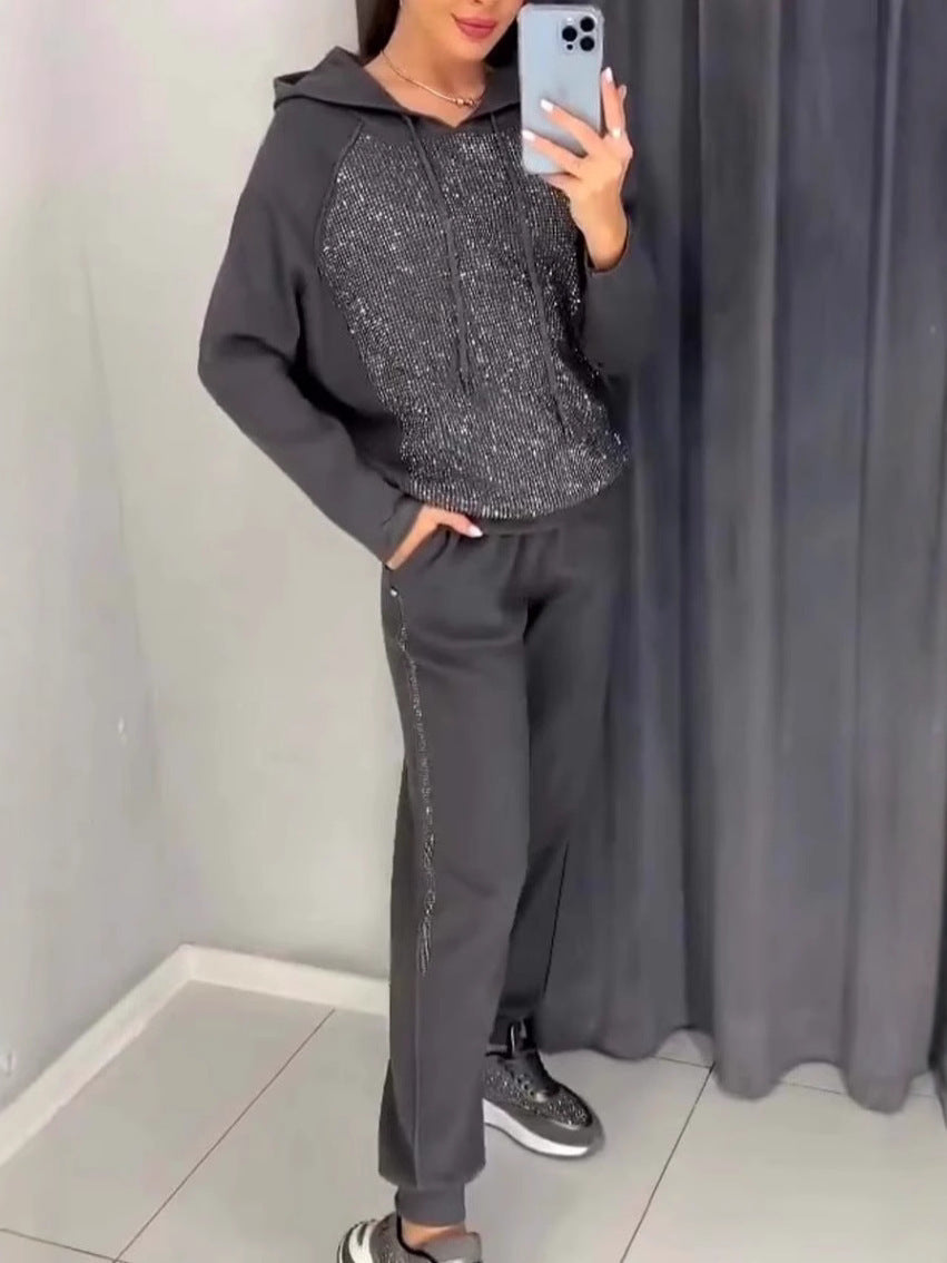 🍂Novo zimsko visokokvalitetno žensko ležerno odijelo, jednostavna i elegantna majica s kapuljačom + ležerne hlače🔥