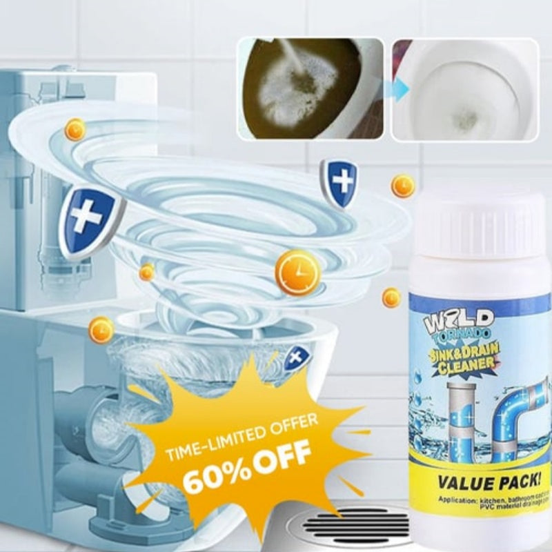 🛁💦🌟Sredstvo za čišćenje sudopera i odvoda: Pjena visoke gustoće od ekstrakata i enzima za razgradnju.