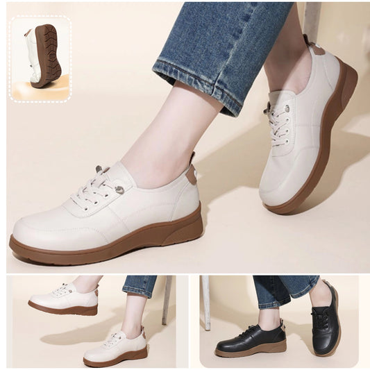 🔥🥿【35-40】Pantofi casual damă din piele naturală – slip-on, comozi, talpă moale, primăvară-toamnă