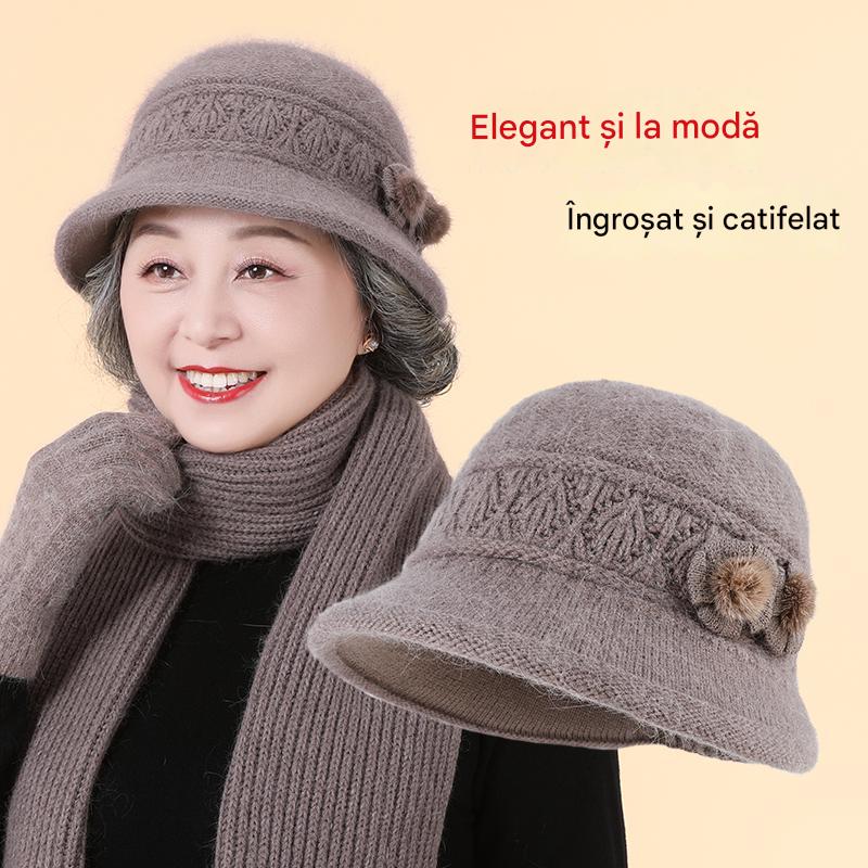 🧶 Topel spremljevalec pozimi: topla pletena volnena kapa