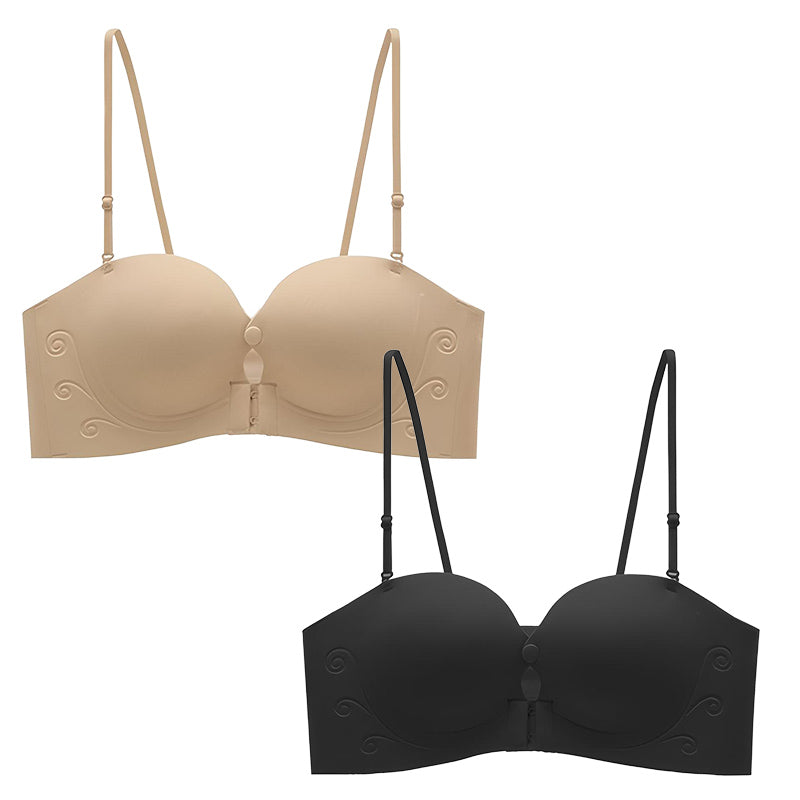 🥰【Cumpărați 1 obțineți 1】Sutien cu bretele detașabile și închidere frontală