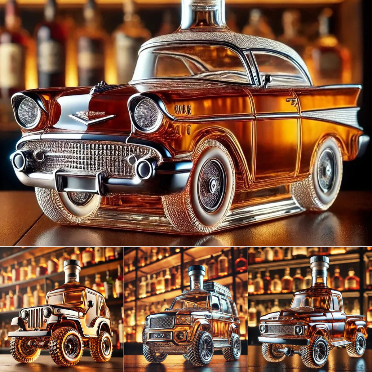 🍺Sticlă de whisky Jeep