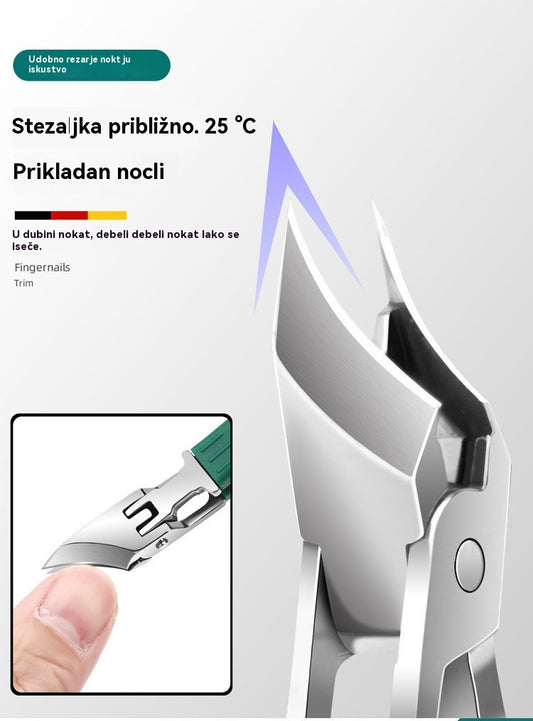 🔥Vruća prodaja🔥✂️💅Nove ultra tanke kutne škare za nokte, kućni alati za nokte [set od 3 dijela]-H