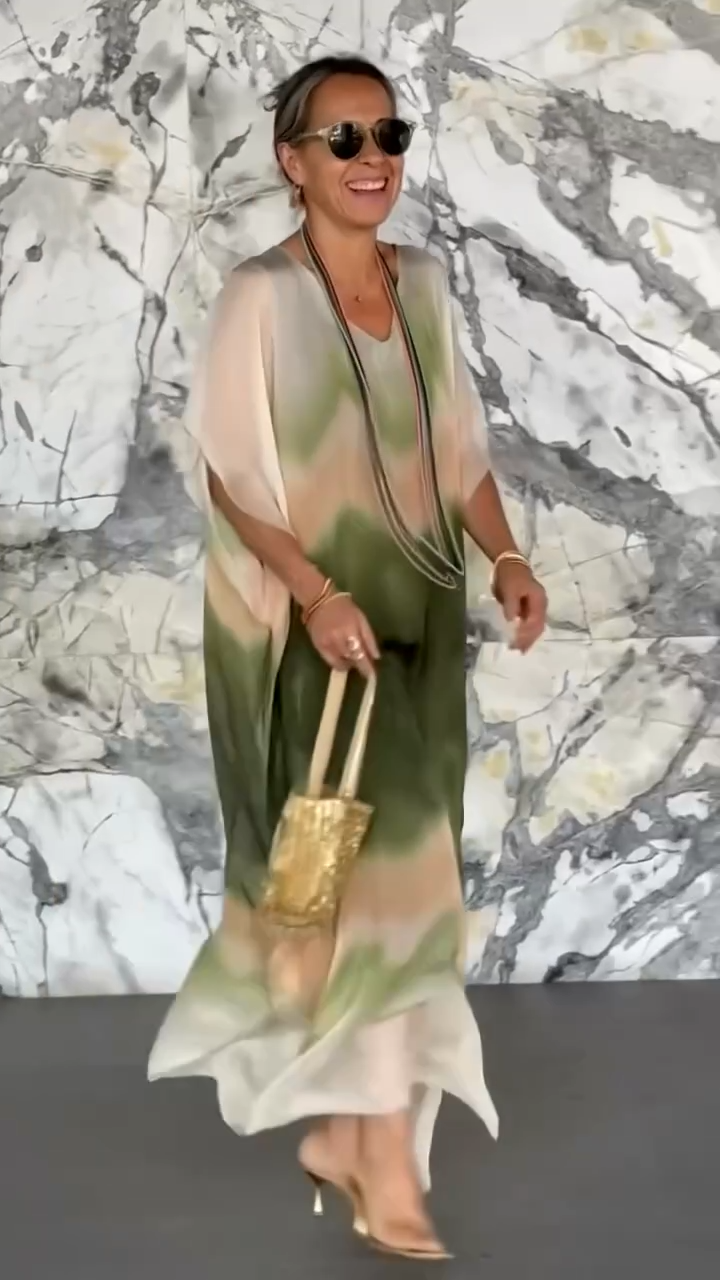 【Oferta specjalna】【S-5XL】❤️Nowa, wysokiej jakości sukienka z szyfonu