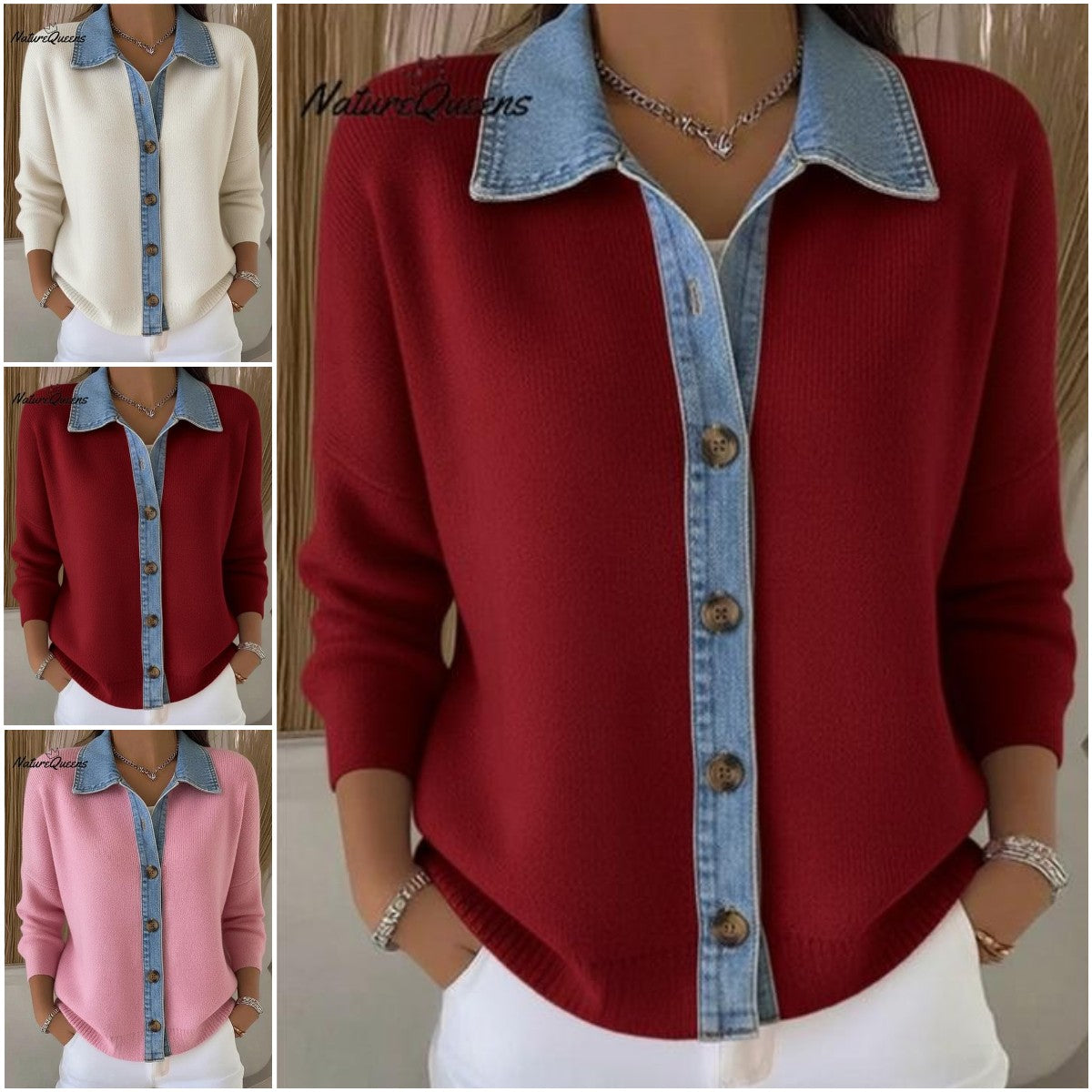 🔥【S-3XL】Nov kardigan iz patchworka za leto 2025