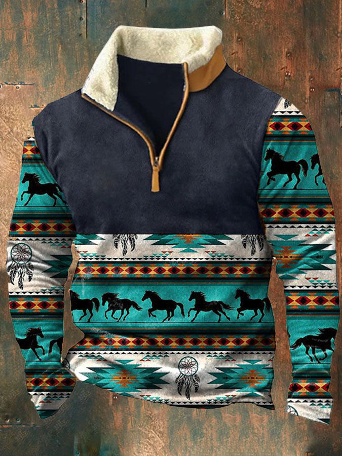 👕【S-4XL】2025 Jesensko-zimski muški moderan topao džemper s dugim rukavima i 3D printom