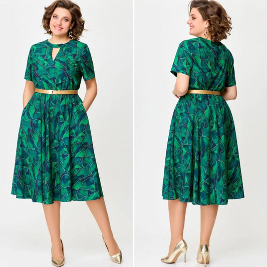 🥂 【S-5XL】 Nowa modna sukienka, klasyczny design, elegancka i prosta