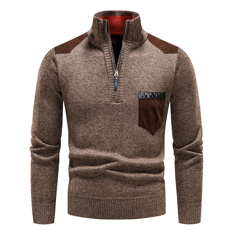 ❤️‍🔥【M-3XL】Męski sweter na co dzień, jesień/zima, zapinany na zamek