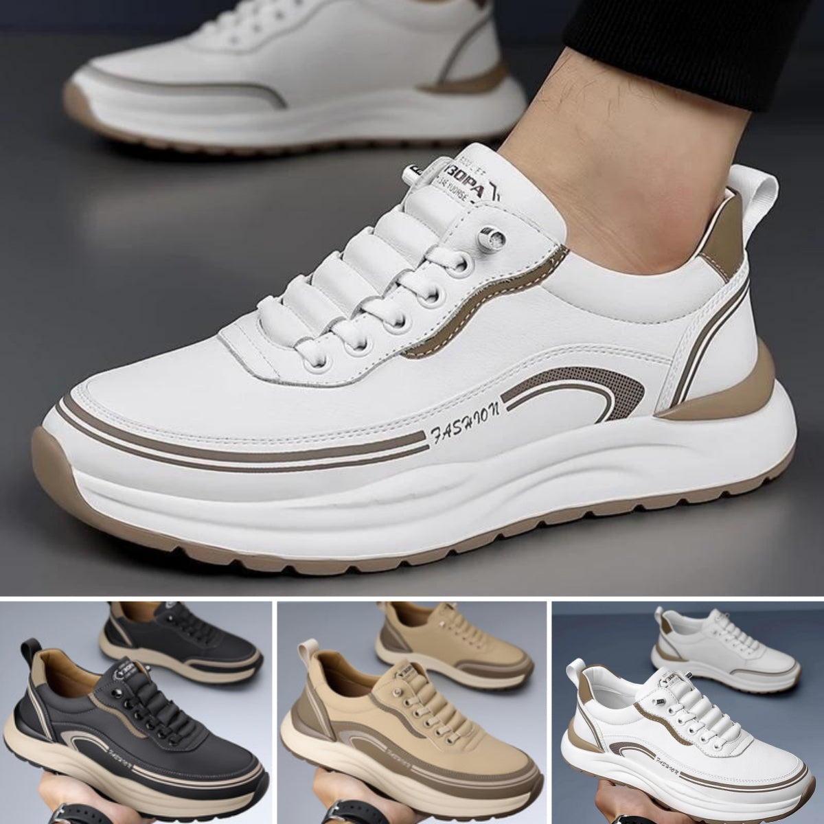 🏆【39-44】👟Pantofi sport pentru bărbați, cu talpă moale și respirabilă, casual, la modă