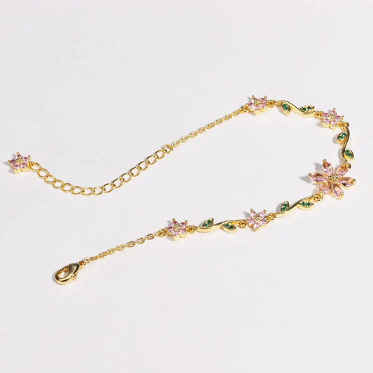 📢【Kup 1, a 1 dostaniesz gratis】📢50% zniżki! 🔥Nowość 2026🔥: 🌼Bransoletka z kwiatami (idealny prezent)