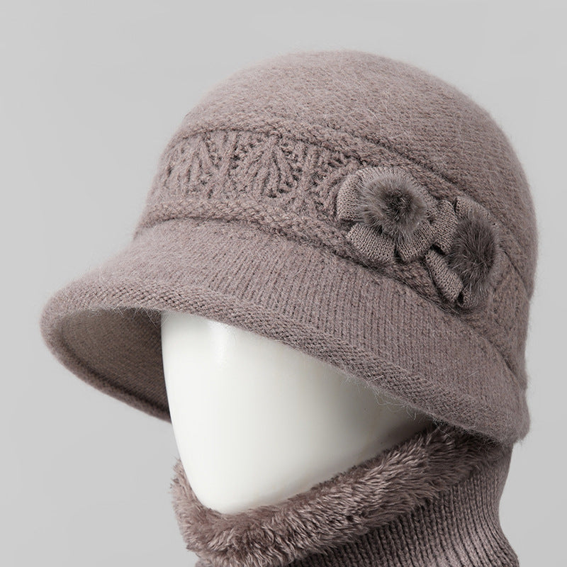 🧶 Topel spremljevalec pozimi: topla pletena volnena kapa