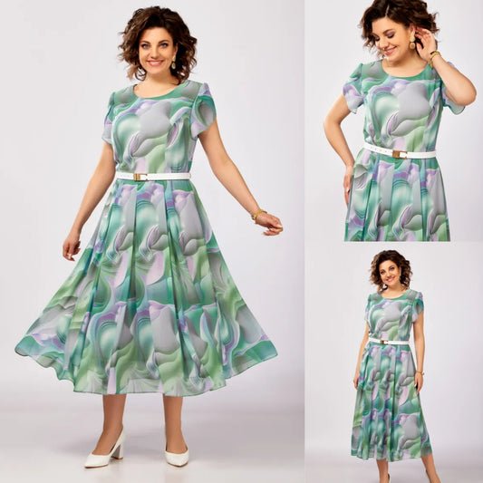 【S-5XL】Rochie nouă și elegantă din șifon de înaltă calitate 