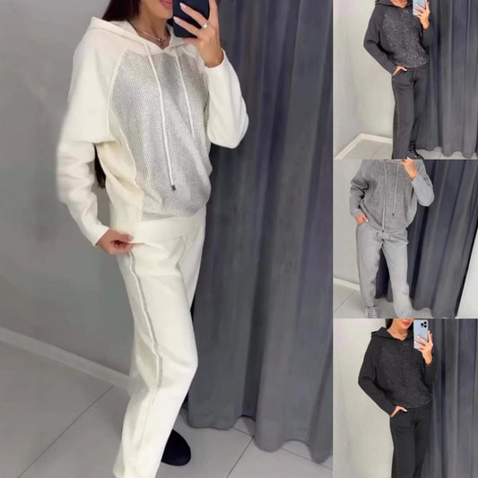 🍂Novo zimsko visokokvalitetno žensko ležerno odijelo, jednostavna i elegantna majica s kapuljačom + ležerne hlače🔥