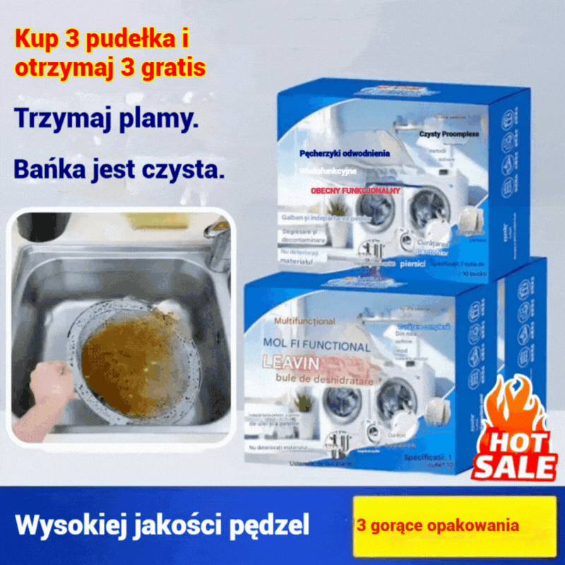 🔥【30 sztuk】✨【Szybkie czyszczenie】🔥Wielofunkcyjne musujące tabletki czyszczące do użytku domowego